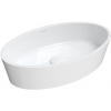 Omnires Bari M+ umývadlo 50x30 cm oválny pultové umývadlo biela BARI500UNBP