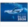 Nástenný kalendár Deep Blue 45 x 31,5 cm 2026
