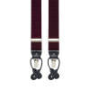 House of Amanda Christensen Micro Dot Suspenders - Bordeaux