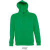 SOL´S SLAM / Unisex mikina s kapucňou - kelly green L