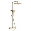 Sapho Sprchový stĺp s termostatickou batériou, zlato mat SZ139GB