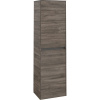 VILLEROY & BOCH Collaro závesná vysoká skrinka, 1 dvierka, 1 výklopný kôš, pánty vpravo, 454 x 349 x 1538 mm, Stone Oak, C03401RK
