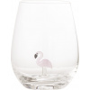 Bloomingville 82060852 Pohár sklenený Misa plameniak 560 ml