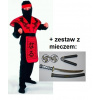 Kostým pre chlapca- Ninja Red Dragon (L) + Sword, Nunczako outfit (Iron Man M Kostým maskova maska kostým 110-116)