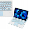 Puzdro s Bluetooth klávesnicou typu touchpad pre iPad Air 5 (modré)