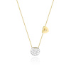Blink-Blink Celebritka zo žltého zlata MANDALA s diamantom 0,015 ct 5216ZDB