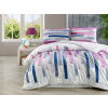 Prodloužené flanelové povlečení 140x220, 70x90 Mina pink