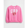 GAP Baby mikina s logom Ružová 2YRS Ružová Ružová