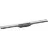 Hansgrohe RainDrain Flex - Lineárny sprchový žľab s roštom z nehrdzavejúcej ocele 800, ku stene, skrátiteľný, chróm 56051000