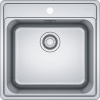 FRANKE Bell BCX 210-51 nerezový drez, horná montáž/do roviny, 510 x 510 mm, 127.0738.576