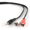 Gembird Cablexpert audio kábel Jack 3,5 mm samec --> 2x RCA (CINCH) samec 5 m /CCA-458-5M/