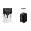 Rancilio Silvia PRO X, black + Stone Espresso Pebble, black