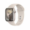 APPLE Watch Series 9 GPS 45mm Starlight Aluminium Case with Starlight Sport Band - M/L mr973qc/a