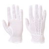 PORTWEST Rukavice Microdot A080 s PVC terčíky POR-A080WHRXL XL Bílá