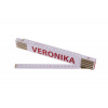 Levior Meter skladací 2m VERONIKA (PROFI, biely, drevo)