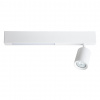 EUlight by MILAGRO Stropné svietidlo Magnet, 1x biele kovové tienidlo + 1x LED 5W, w