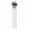 VidaXL Stojany na rastliny, 2 ks, biele, 30x30x95 cm