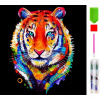 RealG RC-K-053 Diamantové maľovanie sada 5D, 30 x 30 cm, tiger