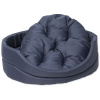 Pelech DOG FANTASY ovál s vankúšom tmavo modrý 60 cm 1 ks