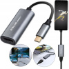 Hliníkový adaptér / redukcia USB-C na HDMI 4K 60Hz 32AWG pre notebook / Smartfón