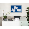 Textilní nástěnka AVELI 90x60 cm modrá, hliník.rám XRT-00145