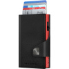 Tru Virtu Wallet Click & Slide Bio Wine Black Red