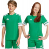 Adidas Dětské tričko Squadra 25 zelené JN7486 116cm