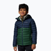 Detská bunda Columbia Powder Lite II Hooded rain forest/collegiate navy