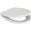 Cersanit DELFI WC sedátko Duroplast antibakteriálne kovové závesy, Biela K98-0001 K98-0001