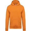 Kariban Mikina Kariban K477 s kapucí, dětská COT20K477235w1-orange Oranžová 6-8