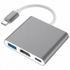 ADAPTÉR 3V1 USB-C HUB HDMI 4K MACBOOK