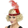 Parochňa - 1920s CHARLESTON - blond, kučeravá s čelenkou, dámska