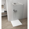 Polysan ESCA WHITE MATT sprchová zástena do priestoru,100x210cm Číre/Biela,2x vzpera SPH ES1010-07