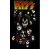 CUKROVÁ TLAČ jedlý obrázok na tortu Cukrová hmota Kiss Rocková skupina Poster
