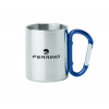 Nerezový hrnček Ferrino Cup with Snap Hook Steel