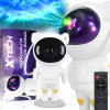 Lampášik projektor Xtech astronauta biely LED integrovaný zdroj