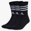 adidas 3-Stripes Cushioned Sportswear Crew 3P U IC1321 black/white