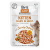 BRIT - Kapsička BRIT Care Cat Kitten Fillets in Gravy with Savory Salmon 85 g