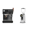 Ascaso Steel DUO PID PLUS, Black&Wood + Eureka Helios 75, grey