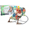 LEAN TOYS Hojdacie kreslo 2v1, motív lesné zvieratká