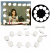 LED lampičky na zrkadlo, toaletný stolík, make-up, 10 kusov