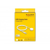 Delock Nabíjecí USB kabel pro hodinky Apple MFi, délky 1 m, bílý, magnetický