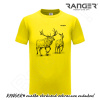 Tričko RANGER® - JELEŇ A LAŇ - a L Žltá