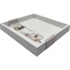 Prodex Drevený podnos štvorcový biely 25x25 cm 670710