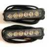 Stroboskop Výstražná lampa x 2 ks oranžový stroboskop 12V – 24V