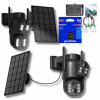 Vonkajšia IP kamera Kamera SOLARNA bezprzewodowa WiFi CZARNA 8mp Solárna vonkajšia IP wifi kamera 8MP UHD karta