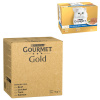 Gourmet Gold 96 x 85 g + 24 x 85 g Gourmet Mousse mäsový mix zadarmo - Gold Raffiniertes Ragout hovädzie, kuracie, tuniak, losos 96 x 85 g + Gold jemná paštéta mäsový mix (králičie, teľacie, hovädzie,