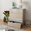 zahrada-XL Skrinka so 4 zásuvkami 60x30,5x71 cm, farba dubového dreva 242544
