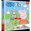 Prasátko Peppa 2v1: Člověče, nezlob se a Hadi a žebříky - Trefl