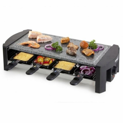 Raclette elektrický gril Domo DO9039G čierny 1300 W